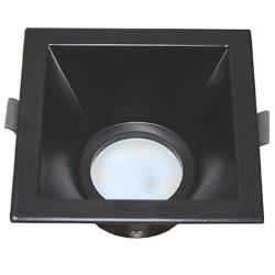 Oprawa sufitowa Kobra Black prostokąt aluminium