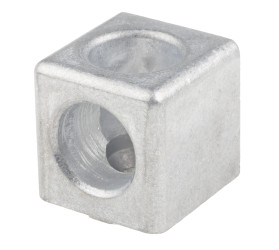 Część łącząca Złącze sześcienne Rozmiar rowka 8mm RS PRO Uchwyt złącza i łączenie