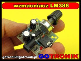 Mini wzmacniacz LM386