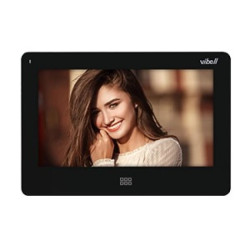 Wideo monitor bezsłuchawkowy, kolorowy, LCD 7”, do zastosowania w systemach VIBELL, dotykowy ekran, moduł pa,OR-VID-EX-1060PMV/B