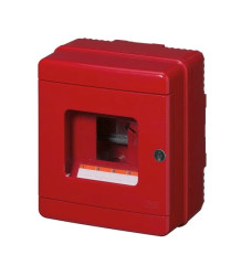 Przycisk ppoż. - obudowa 1x4 150x170x100 czerwony IP65 EC64004