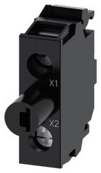 Moduły podświetlające styków, 230 V AC, LED, przyłącze śrubowe, kolor: zielony, Siemens, 3SU1401