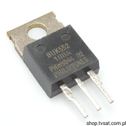 BUK552-100A N-MOS 100V 10A 60W TO220 PHILIPS CUT
