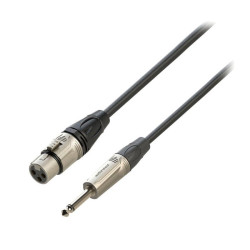 Kabel Jack 6,3m Wt.-Gn. XLR 5m DMXJ210L5 ROXTONE mono/mikrofonowy