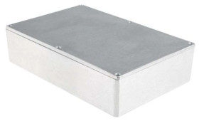 Obudowa ekranowana Srebrny IP66 Neopren, 222.1 x 145.9 x 55.9mm, RS PRO