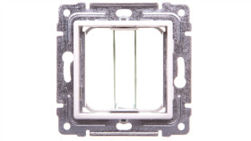 Vena Uchwyt Montażowy 45X45 Z Redukcją Ramki Biały 510445