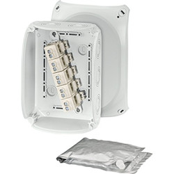 Puszka elektroinstalacyjna ścienna Poliwęglan 77 x 180 x 130mm Szary IP68 HENSEL