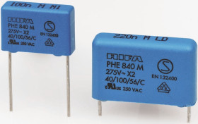 Kondensator foliowy 47nF 275V ac KEMET Metalizowany polipropylen rozstaw: 15mm THT ±20