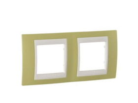 UNICA PLUS Ramka 2 podwójna pozioma zieleń oliwkowa MGU6.004.563 SCHNEIDER ELECTRIC