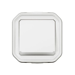 NOWE PLEXO 55 Przycisk jednobiegunowy z podświetleniem komplet podtynkowy 10A - 250V AC biały 069823L