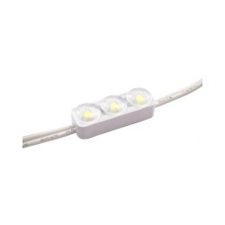 Moduł LED 28x9x8 12V 50mA 50lm niebieski 3xSMD2835 IP68 / LW-MINI3 V2 BLUE / 8748 rs
