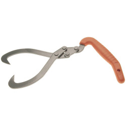 Bahco 1401 Hand Lifting Tongs Forged Steel 200mm Jaw Thermoplastic Handle