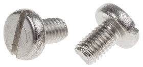 Śruby maszynowe M6 łeb z łbem walcowym soczewkowym Stal nierdzewna długość 10.0mm skok 1.0mm