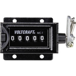 Licznik mechaniczny Voltcraft MC-1, 58 x 47 mm, 0 - 99999 108527