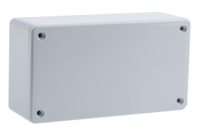 Obudowa Tworzywo ABS odporne na ogień szerokość zew. 65 mm długość zew. 120 mm wys. zew. 40 mm Hammond IP54 Szary