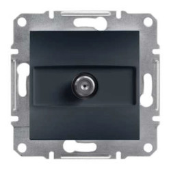 ASFORA Gniazdo SAT końcowe bez ramki antracyt EPH3700171