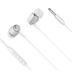 Słuchawki douszne z mikrofonem K&M B1 Białe Jack 3,5mm