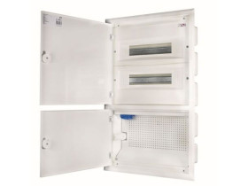 Rozdzielnica multimedialna podtynkowa 36 modułowa 2x18M drzwi metal IP40 ERP18-4-2V MEDIA 001101290 ETI