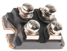 Dioda ISOTOP 60A Montaż na panelu 600V Połączenie silikonowe Izolacja przełączająca STTH120L06TV1