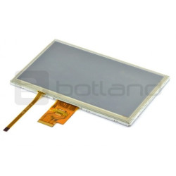 Ekran dotykowy TFT 7'' 1024x600 z zasilaczem dla Raspberry Pi