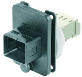 FO plug, LC, GOF/POF, multimode, ceramic, blue, 100007574