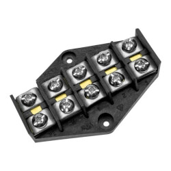 Płytka Odgałęźna 5 torów x 10mm²,TB-1/5/10