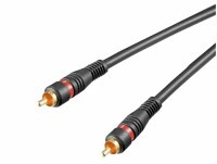 KAB05AUEX.200 Kabel cinchx1 [RCA] - cinchx1 [RCA] pojedynczy! długość 20m niklowany