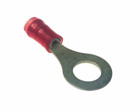 Konektor oczkowy izolowany 6.8mm - różowy