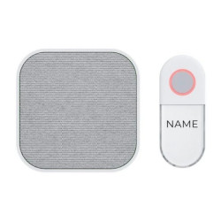 TELA DC, dzwonek bezprzewodowy bateryjny, learning system, 38 dźwięków, 150m, biały,OR-DB-KA-168/W