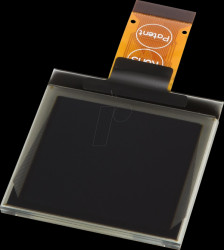 DEP128128B-Y OLED, 128x128 px, yellow/black, 1.5inch