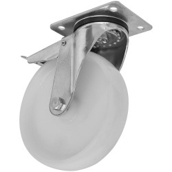 Sealey SCW4100SPLEM Heavy-Duty Nylon Castor Wheel Swivel -TL &#xD8;100mm