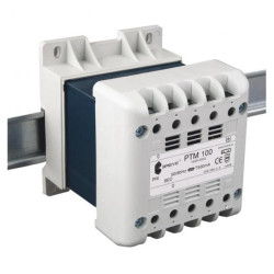 Transformator 1-fazowy separacyjny PTM 100 400/230V 0,43A, na szynę DIN, IP21, Ta 40, 16052-9949