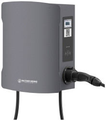 Walther Werke smartEVO duo connect+ Stacja ładowania samochodów elektrycznych Typ 2 Mode 3 32 A Ilość złączy 2 22 kW RFI