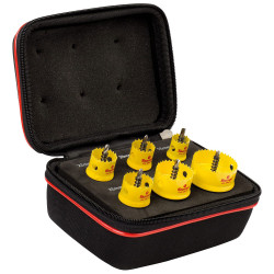 Starrett KCS06001 Cordless Smooth Cut Bi-Metal Holesaw Kit, 6 Piece