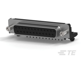 Złącze D-Sub 25-pinowe Żeński Kąt Proste Przewlekany raster 2.77mm Cyna