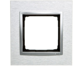 Simon 54 Nature Ramka pojedyncza metal INOX KLASYCZNY DRN1/77