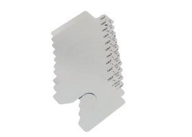 Zestaw podkładek regulacyjnych SKF grubość 3mm Stal nierdzewna długość 75mm Srebrny