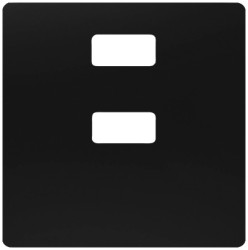 Płytka czołowa, seria: 5TG2578, l. otworów: 1, USB, Prosty