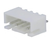 TMX04-W/3 Złącze mocy, wtyk do druku, prosty - 4pin - raster: 2.5mm (z kluczem) - kpl. 3 sztuki