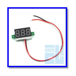 WOLTOMIERZ LED 2,5-30V DC CZERWONY MODUŁ MIERNIKA