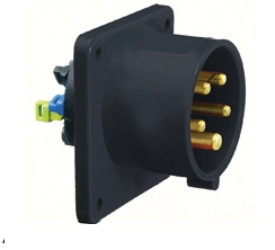 Wtyczka odbiornikowa tablicowa Quick-Connect proste 16A 4p 500V 7h IP44 28004