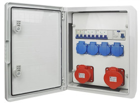 Rozdzielnica budowlana ABS 32A 16A RSZ12-114FC112