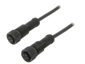 Kabel do czujników/automatyki 4-PIN M12-M12 kod D-Ethernet MSDP04FL-SDPFL-SB001