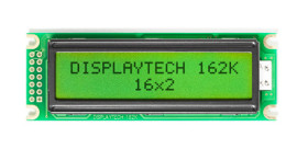Wyświetlacz monochromatyczny LCD, , Alfanumeryczny, Displaytech