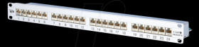 130855-E E-DAT C6 24 port patch panel 1RU LSA Cat.6