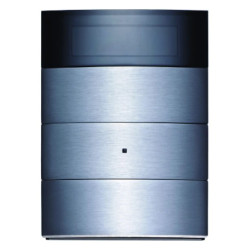 KNX Berker B.IQ Przycisk potrójny z regulatorem temperatury i wyświetlaczem stal szlachetna nierdzewna 75663593