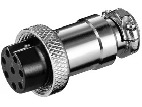 Złącze mikrofonowe, 8 Pin z przykręconym odciążeniem