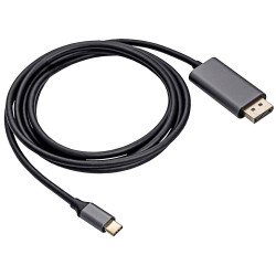 Akyga AK-AV-16 USB-C to DisplayPort Cable Black 1.80 m