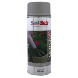 PlastiKote 440.0027209.076 Garden Colours Spray Paint Light Grey 400ml