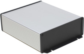Aluminum RF enclosure, (L x W x H) 220 x 191 x 68 mm, natural, IP54, 1457U2202E